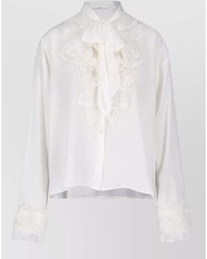 Ermanno Scervino Silk Blouse - White