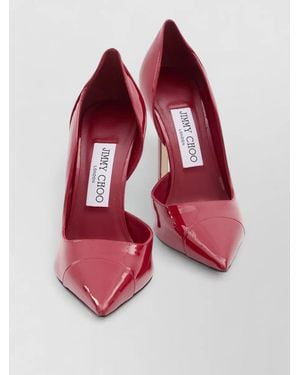 Jimmy Choo Brigitte 100 Patent Leather Stiletto Pumps - Red