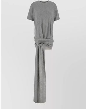GIMAGUAS Cotton Jersey Mini Dress - Grey
