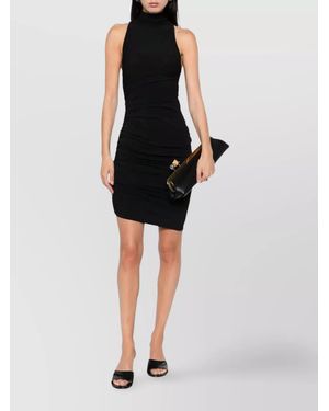 Jacquemus Sleeveless Asymmetric Mini Dress - Black