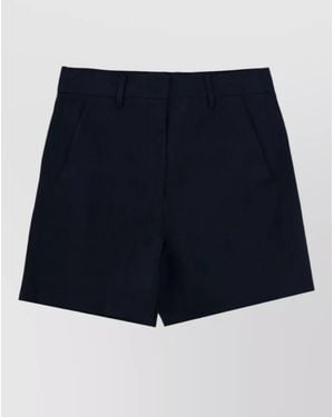 Max Mara Linen Shorts - Blue