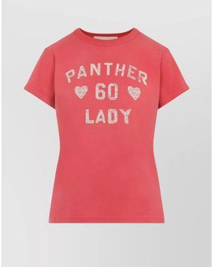 Valentino Printed Cotton Short-Sleeve T-Shirt - Pink