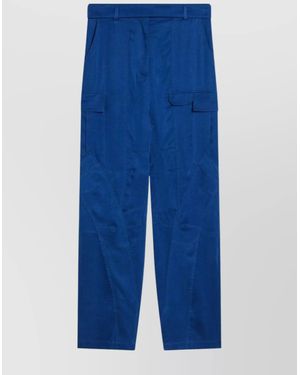 Ferragamo Straight Pants - Blue