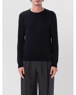 John Smedley Hatfield Long Sleeve Round Neck Sweater - Blue