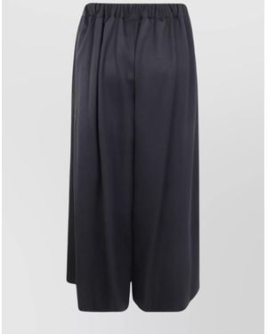 Comme des Garçons Wide Leg Track Style Pants - Blue