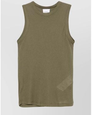 Halfboy Ribbed Sleeveless Tank Top - Green