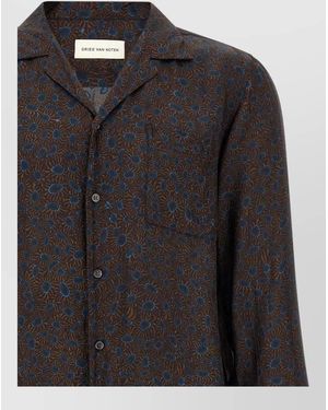 Dries Van Noten Hemp Shirt - Black