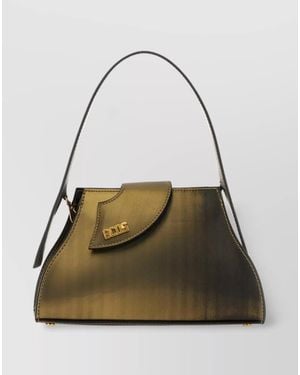 Gcds Small Holographic Shoulder Bag - Green