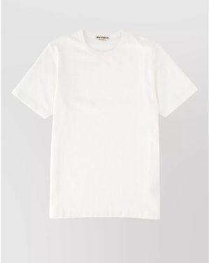 JW Anderson Embroidered Cotton T-Shirt - White