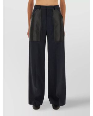 Bottega Veneta Wide-Leg Trousers - Black