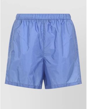 Prada Recycled Nylon Swim Shorts - Blue