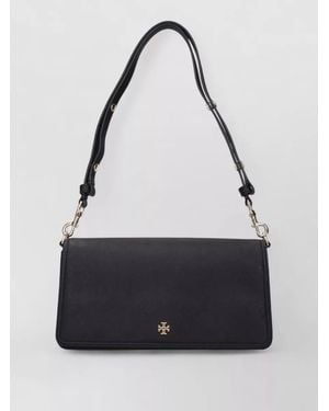 Tory Burch Kira Leather Shoulder Bag - Black