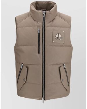 Moose Knuckles Cotton Sleeveless Padded Jacket - Brown