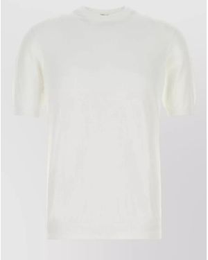 Fedeli Cotton Sweater - White