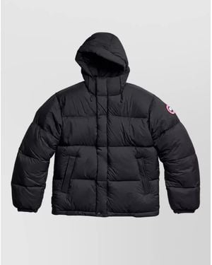 Canada Goose Short Quilted Down Puffer Jacket - Blue