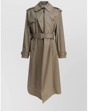 McQueen Cotton Trench - Natural