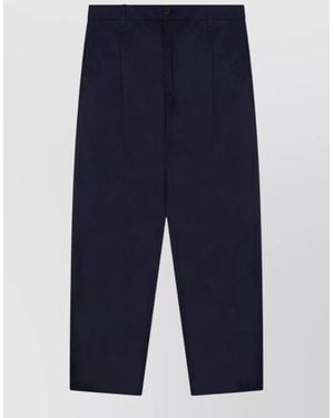 Department 5 Regular-Fit Straight-Leg Trousers - Blue