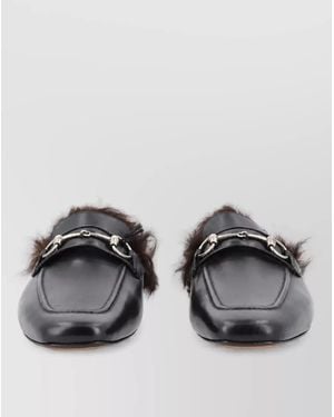 Gucci Leather Casanova Loafers - Multicolor