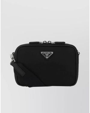 Prada Nylon Crossbody Bag - Black