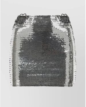 Nensi Dojaka Sequined Mini Skirt - Grey