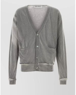 Our Legacy Merino Wool Cardigan - Grey