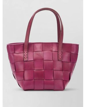 Dragon Diffusion Japan Small Tote Bag Dual Handles Shoulder Strap - Pink