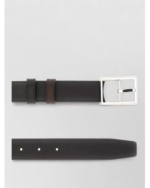 Montblanc Leather Belt Reversible Adjustable Textured Design - Multicolour