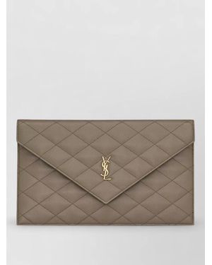Saint Laurent Clutch Bag - Gray