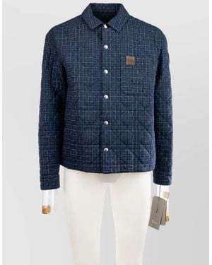 Dior Padded Coat - Blue