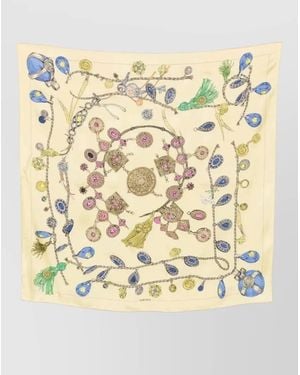 Versace Silk Printed Scarf - Metallic