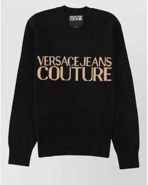 Versace Jeans Couture Logo Jumper - Black
