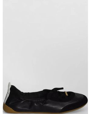 Chloé Leather Ballerina Trainers - White