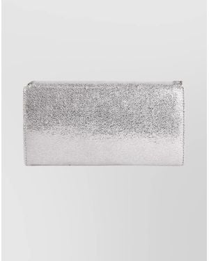 Stella McCartney Crossbody Chain Wallet - Grey