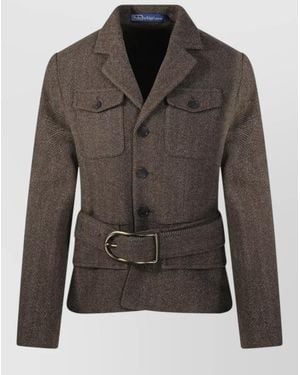 Ralph Lauren Single-Breasted Coat - Black