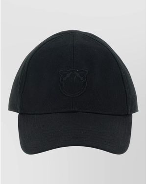 Pinko Cotton Logo-Embroidered Cap - Blue