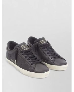 Golden Goose Superstar Low Top Trainers Distressed Finish - Grey