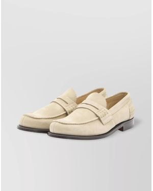 Church's Imperfect Leather Round Toe Loafers - Natural