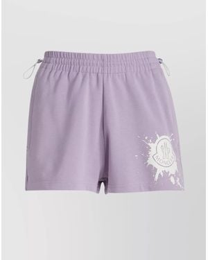 Moncler Knee-Length Shorts - Purple