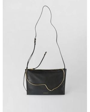 Givenchy Voyou Leather Mini Crossbody Bag - White