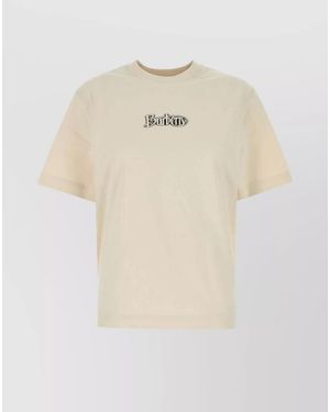 Burberry Cotton T-Shirt - Natural