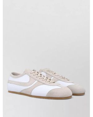 Dries Van Noten Leather Low-Top Trainers - White