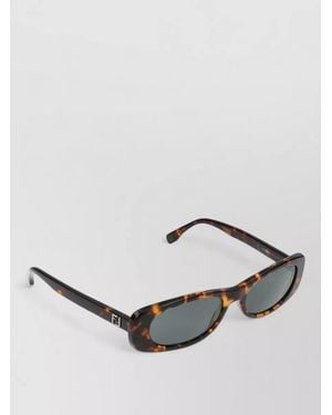 Fendi Maison Sunglasses Cat Eye Tortoiseshell Design - Natural