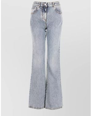 Balmain Flared Trousers - Blue