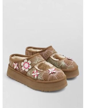 UGG Bea Mary Jane Meadow Platform Mules - Multicolour