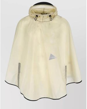 and wander Nylon Raincoat - Natural