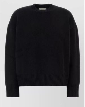 Loulou de Saison Cashmere V-Neck Jumper - Black