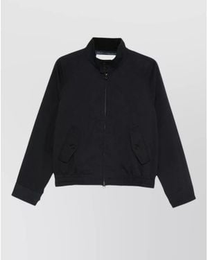 DUNST Cotton Blouson Jacket Button Collar - Black