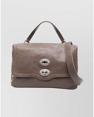 Zanellato Leather Mini Top-Handle Bag - Multicolour