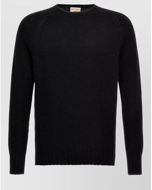 Ma'ry'ya Cashmere Blend Crew-Neck Jumper - Black