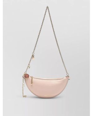 Chloé Shoulder Bag Tone Chain Strap - White